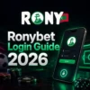 Ronybet Login Guide 2026